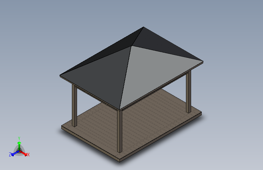 A2000301-凉棚泳池凉亭