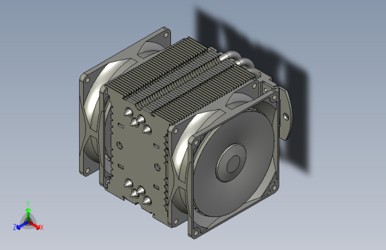 A2000326-Noctua NH-U9 配 NF-B9电脑CPU散热器