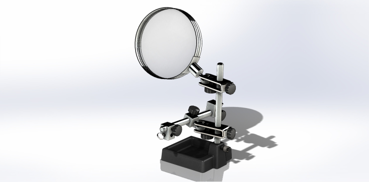 A0000253-放大镜带支架