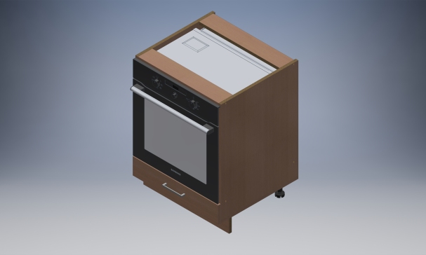 A3000087-厨房底柜 DK60 带烤箱