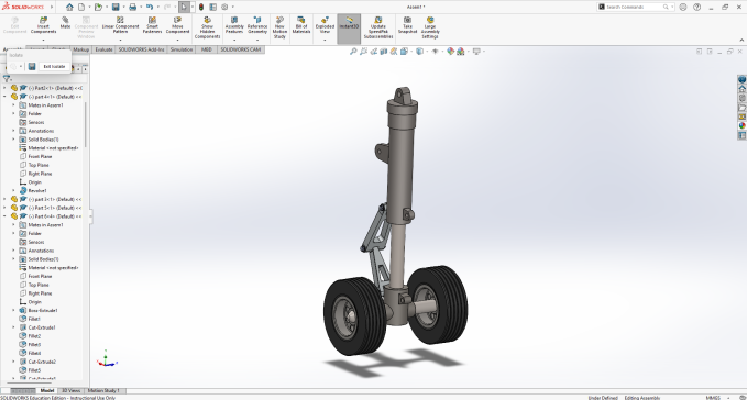 A0000256-飞机前起落架