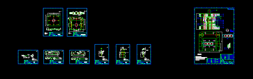 垫圈冲压模具图--972175--399