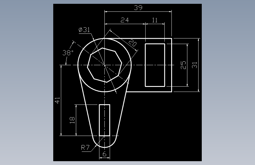 CAD练习题 作业 1-23