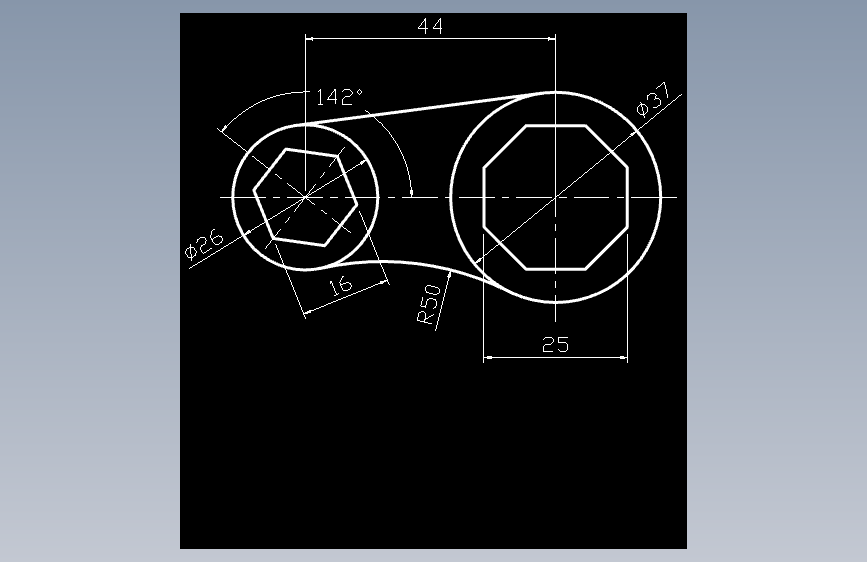 CAD练习题 作业 1-22