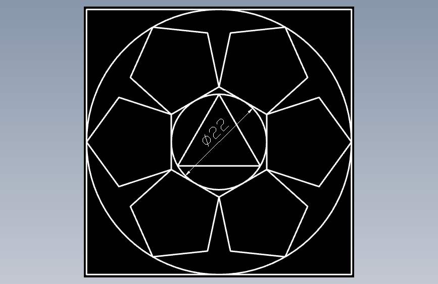 CAD练习题 作业 1-21
