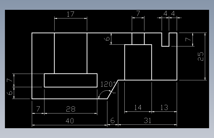 CAD练习题 作业 1-14