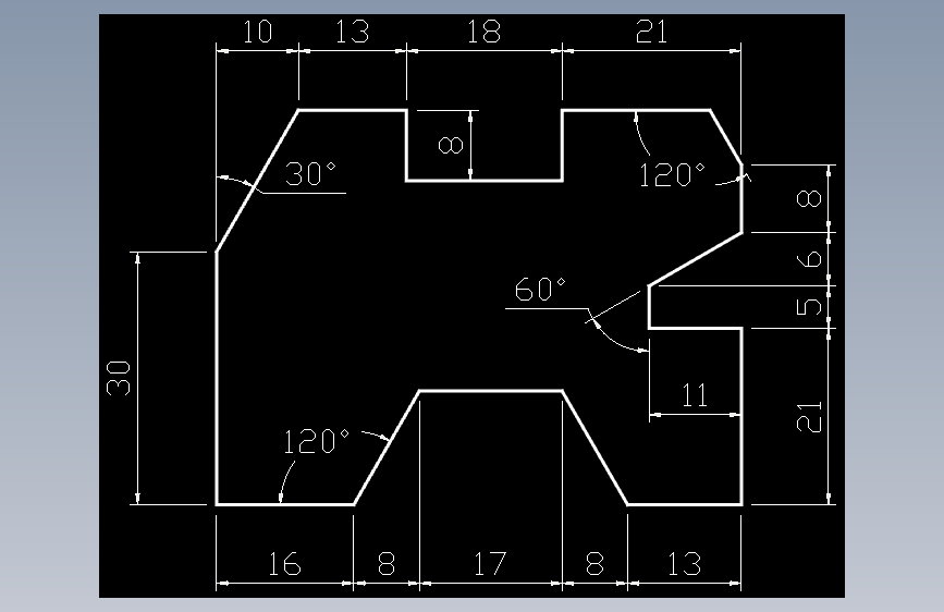 CAD练习题 作业 1-6