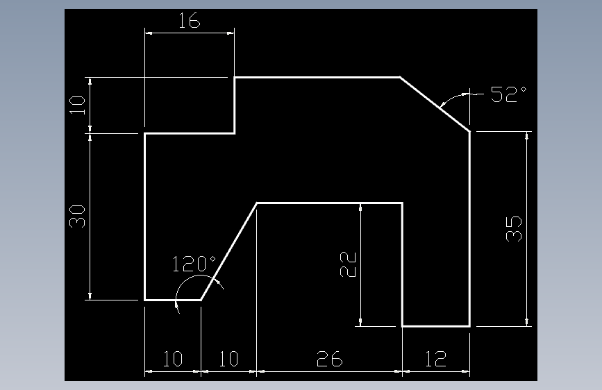 CAD练习题 作业 1-3