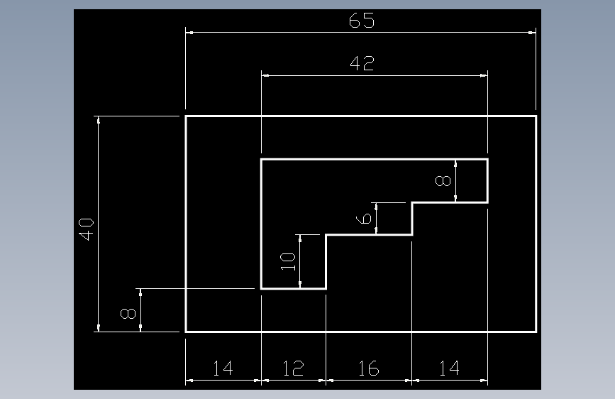 CAD练习题 作业 1-2