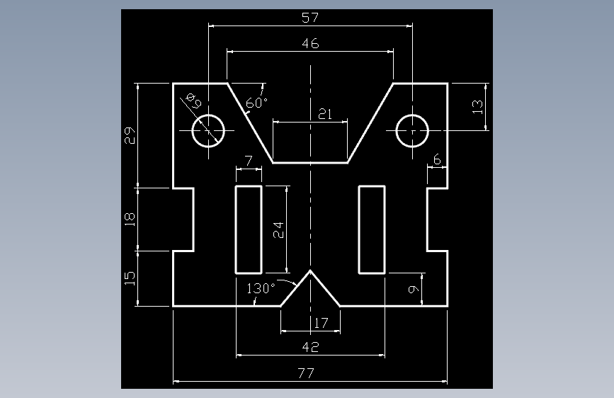 CAD练习题 作业 1-41