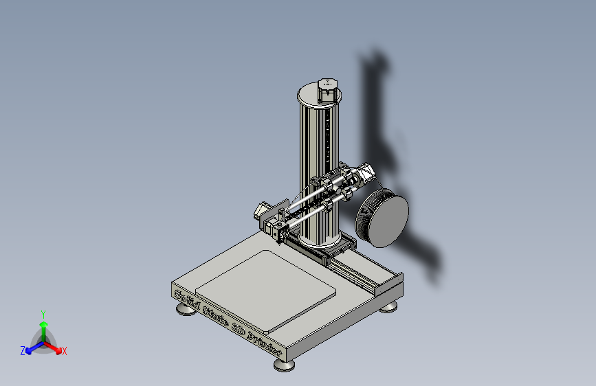 固态3D打印机模型