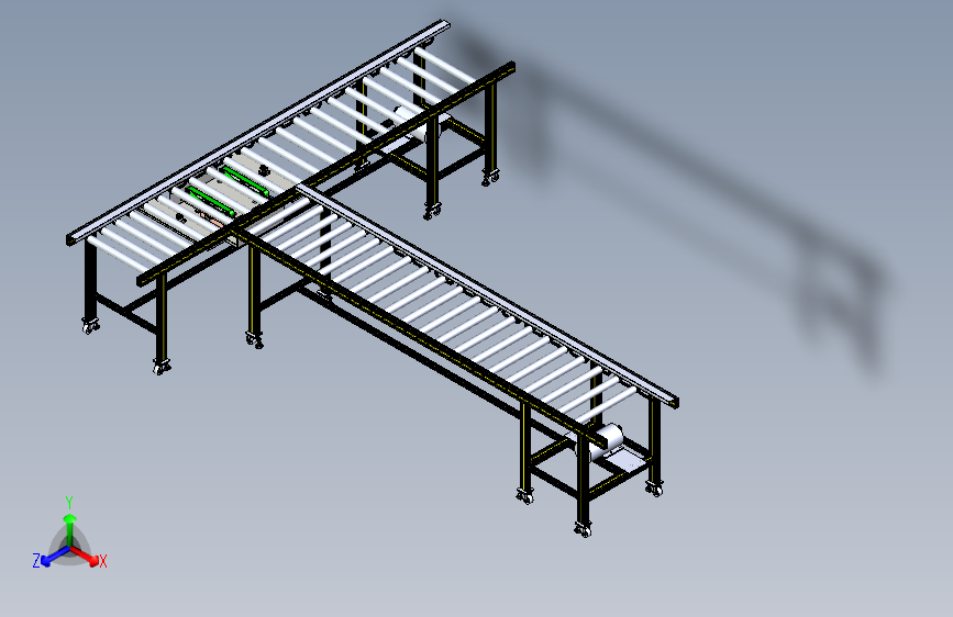滚筒线体（带阻挡移载机构）