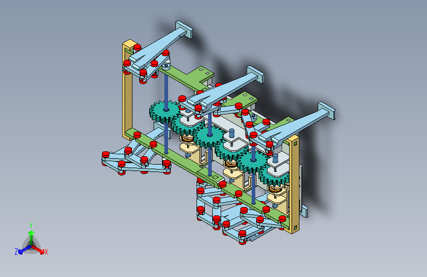 多足行走机器人机构设计1736900