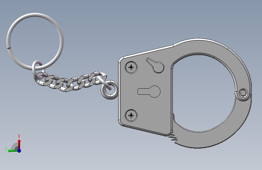手铐链铐模型260086
