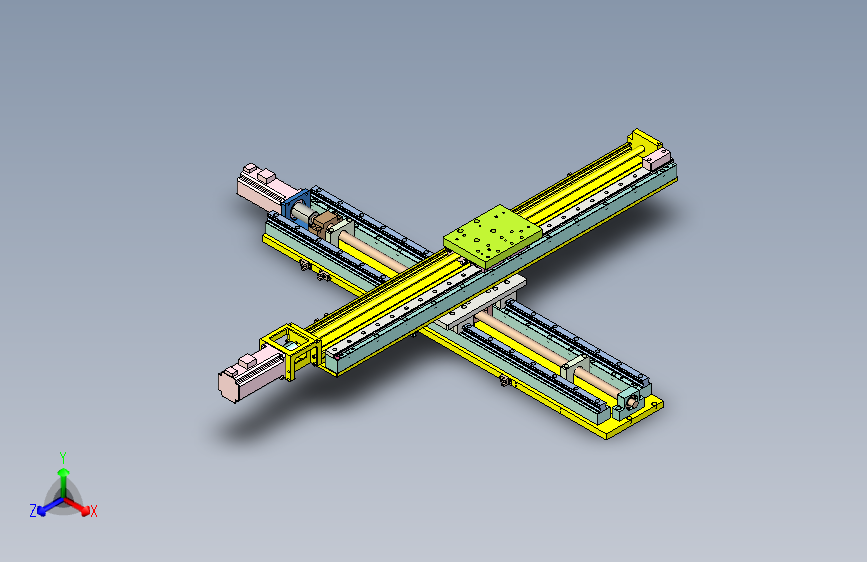 两坐标伺服精密XY滑台948197