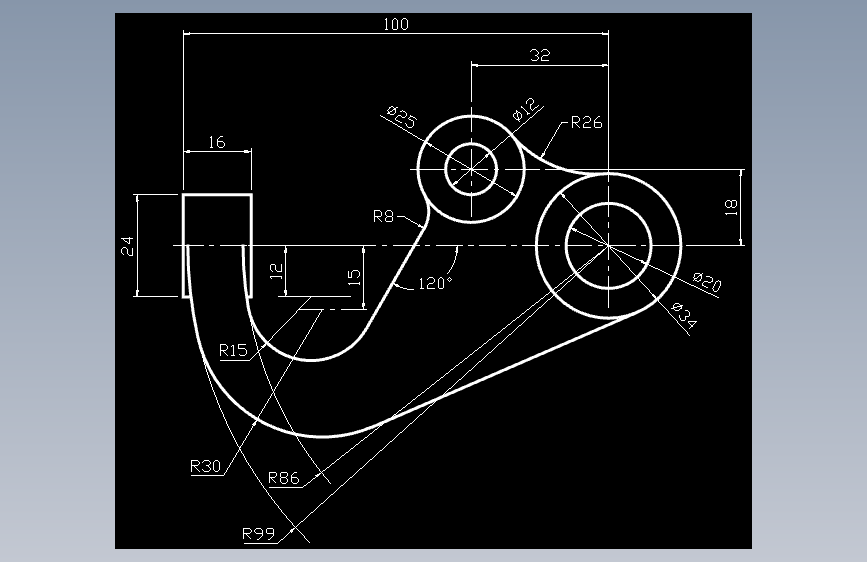CAD练习题 作业 3-5