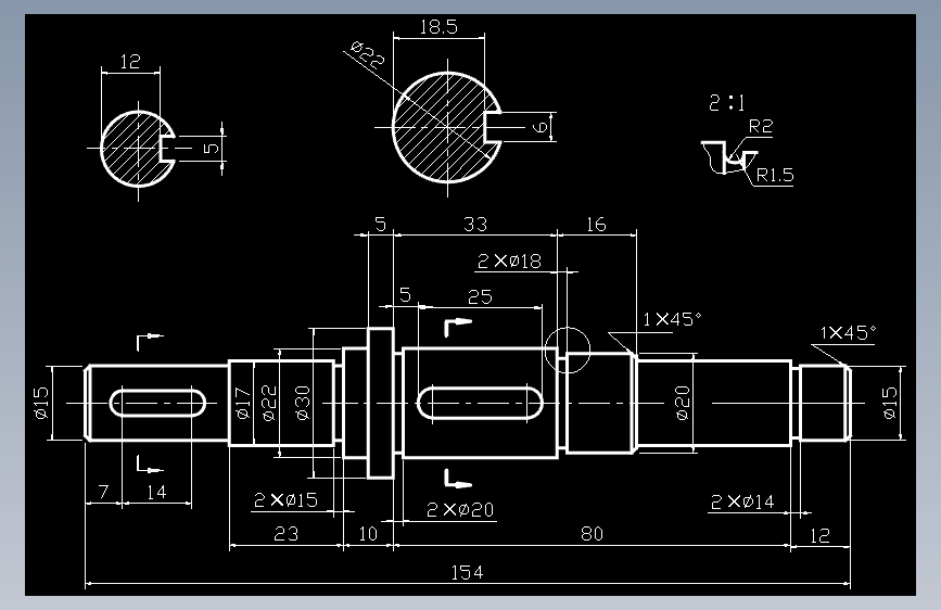 CAD练习题 作业 8-1