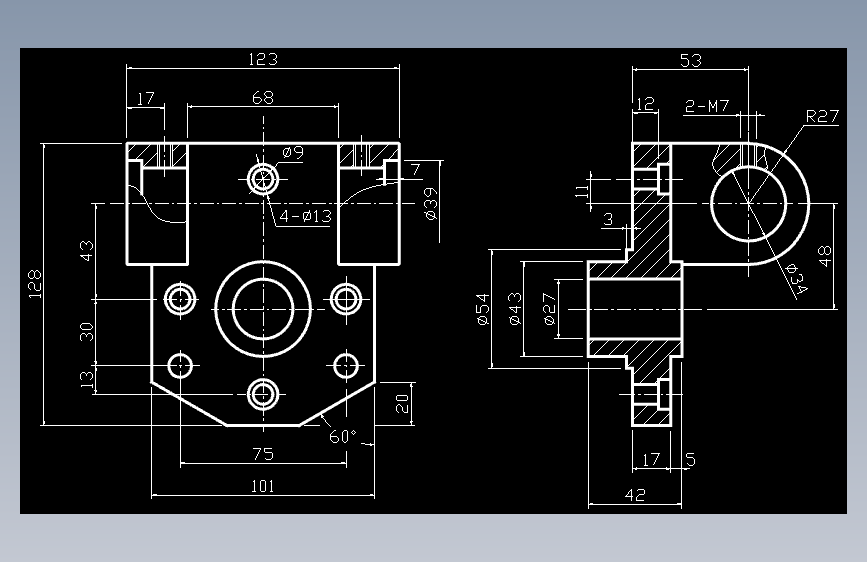 CAD练习题 作业 8-6
