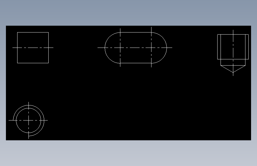 CAD练习题 作业 结构要素
