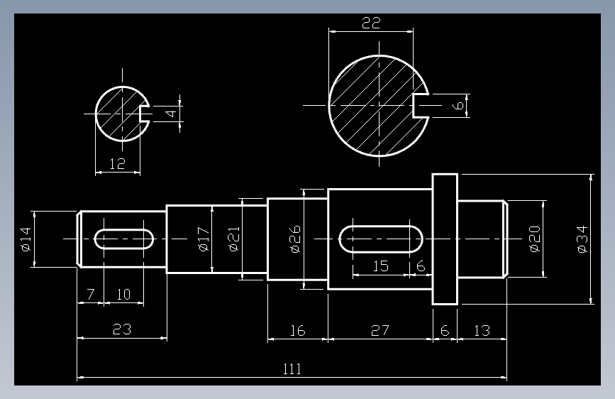CAD练习题 作业 10-6