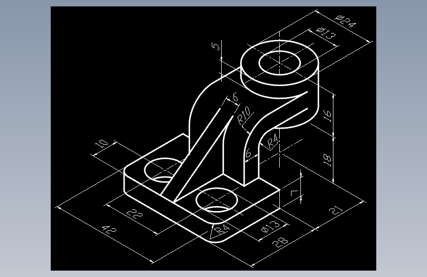 CAD练习题 作业 11-6