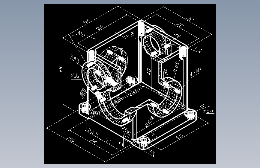 CAD练习题 作业 15-12
