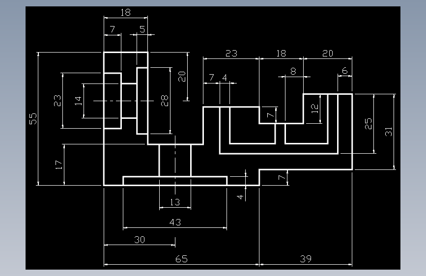 CAD练习题 作业 4-1