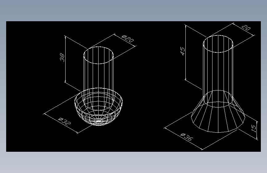 CAD练习题 作业 13-1