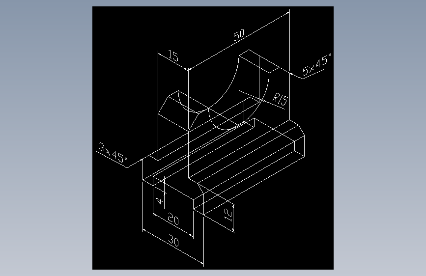 CAD练习题 作业 14-9