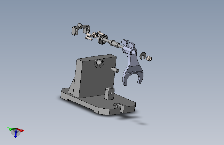 K020-变速器换挡叉机械加工工艺规程及铣尺寸9.65mm两端面夹具设计夹具设计含三维图