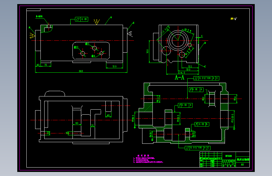 ye059-箱体机械加工工艺及镗床夹具设计115440