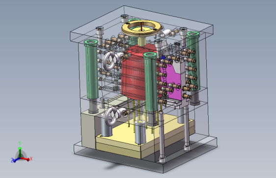风扇后壳注塑模具1726169