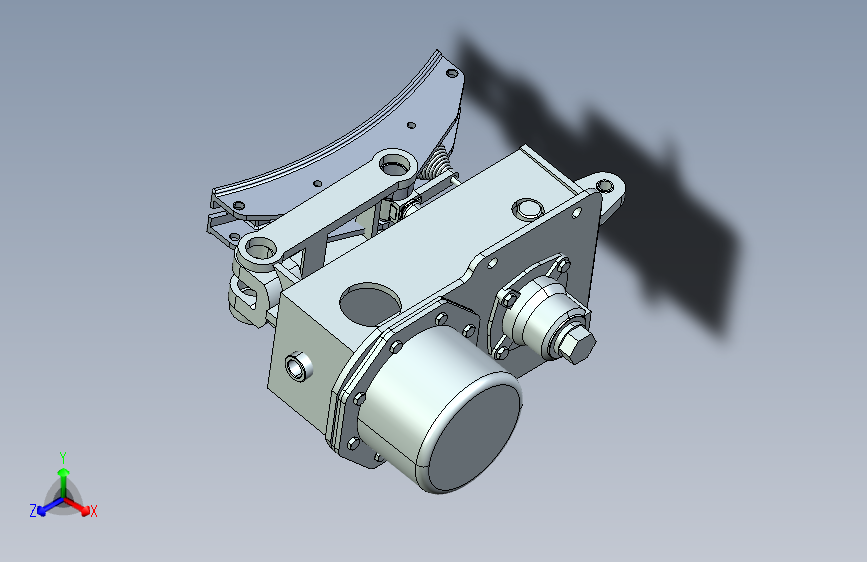 机车轮对单元制动装置的设计897540