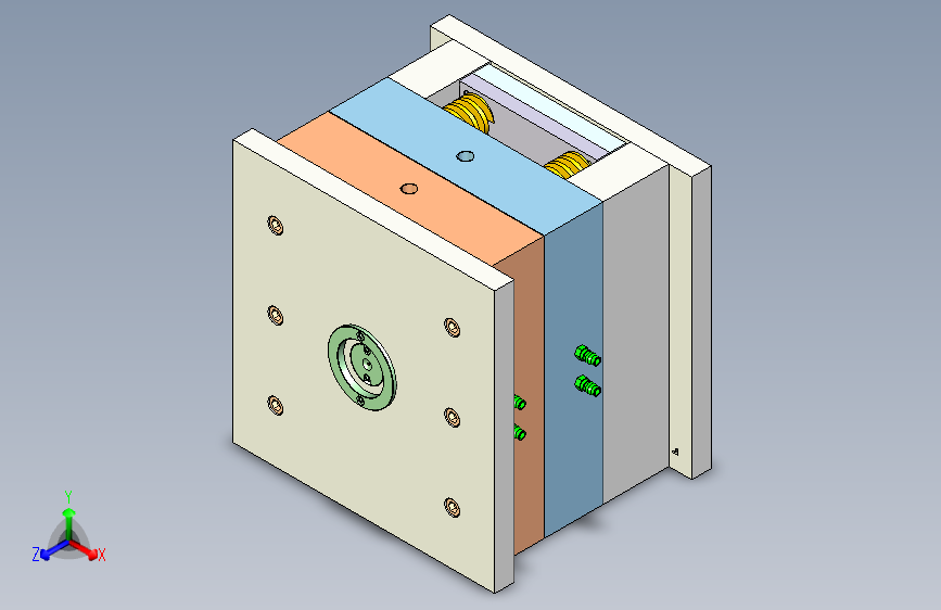 鼠标上盖注塑模具设计-一模四腔含三维UG1322900