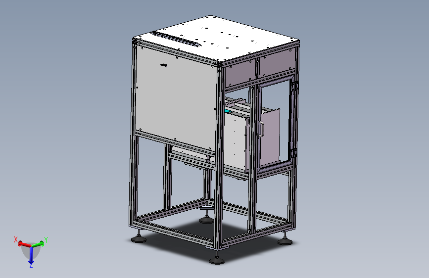 J05 非标自动上下料机械手设备 3D模型