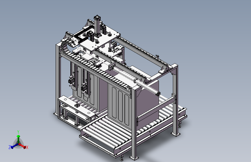 J23 龙门箱式工件转移机械手 3D模型