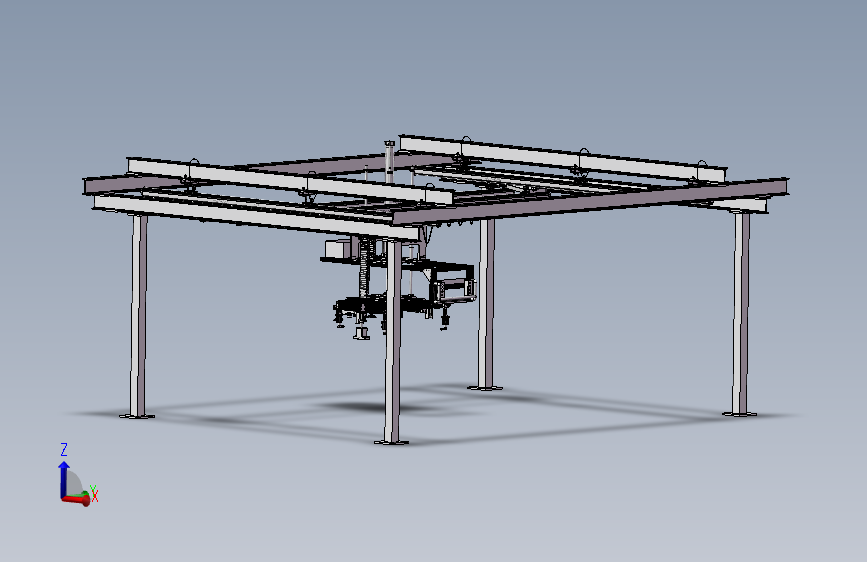 J25 汽车天窗气动夹取吊运设备 3D模型