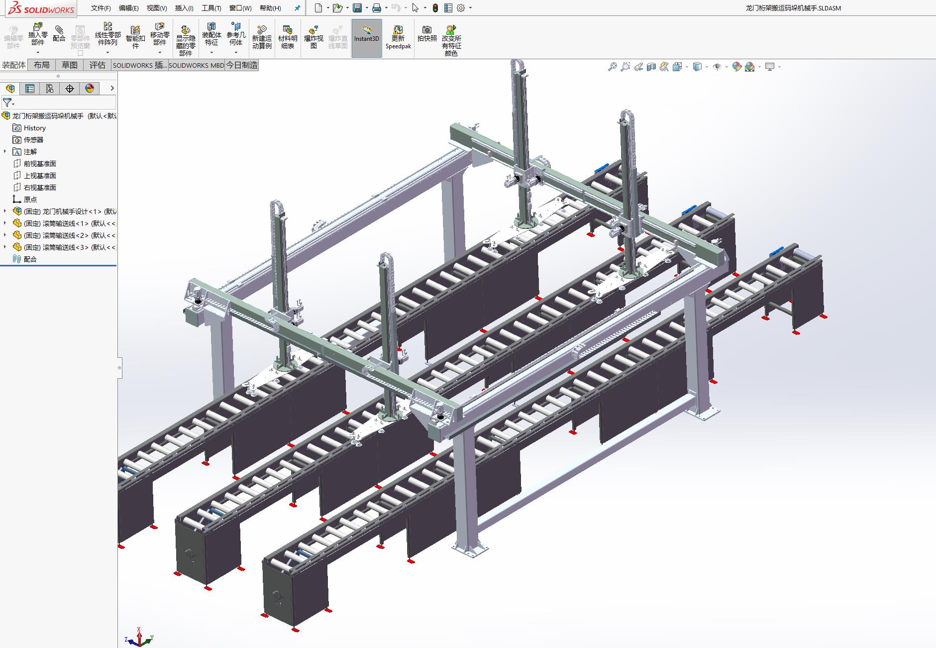 J62 龙门桁架搬运码垛机械手
