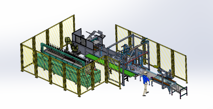 J75 制瓶装箱自动输送线