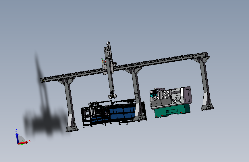 J87 桁架机械手机床上下料