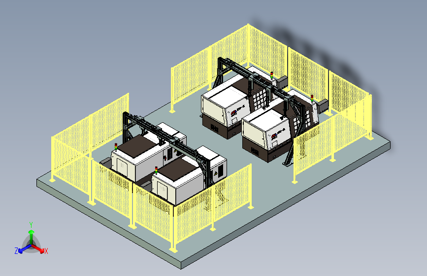 J101 桁架机械手自动化车床上下料加工生产线设计