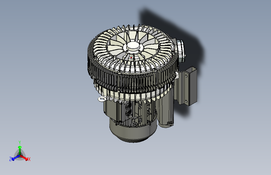 2HB840-7GH27 7.5KW双叶轮高压鼓风机高压风机旋涡气泵无油真空泵