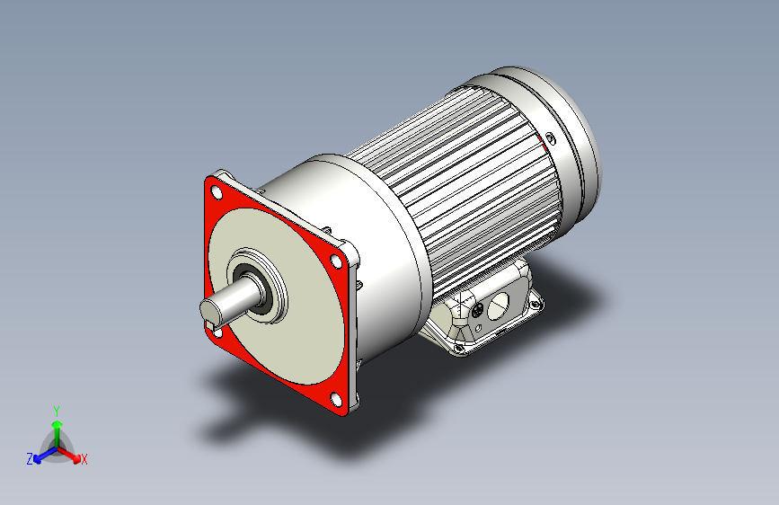 GV22-400W-B法兰 立式齿轮减速电机齿轮减速机减速马达CV-2-400W