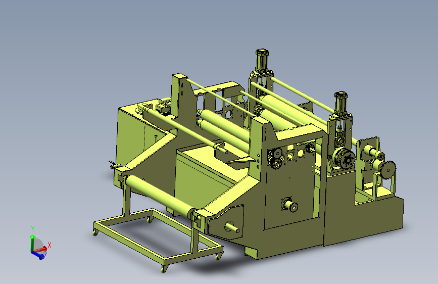 热吸成型辅机(sw13+cad+说明书)