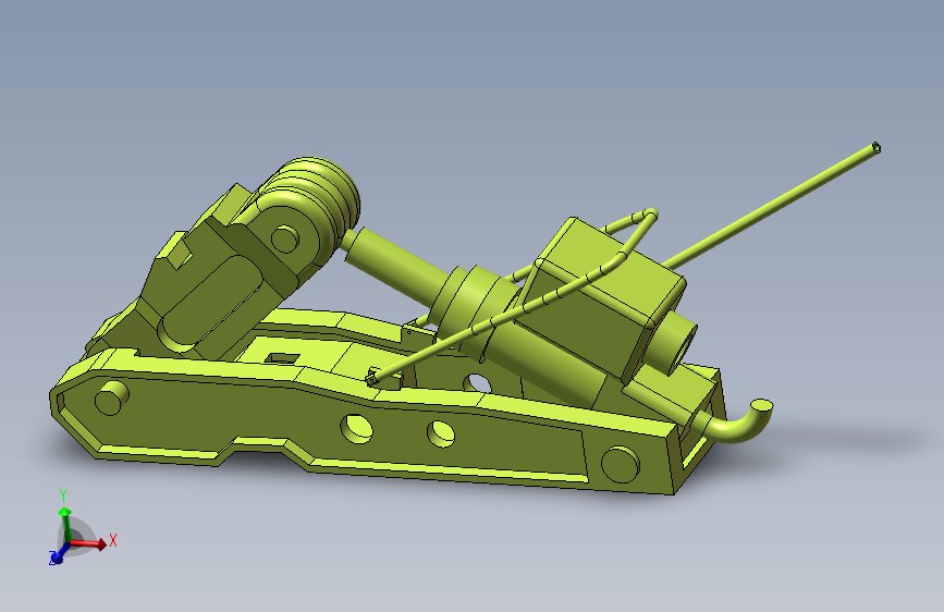 铁道液压拨道机(sw+cad+说明书)