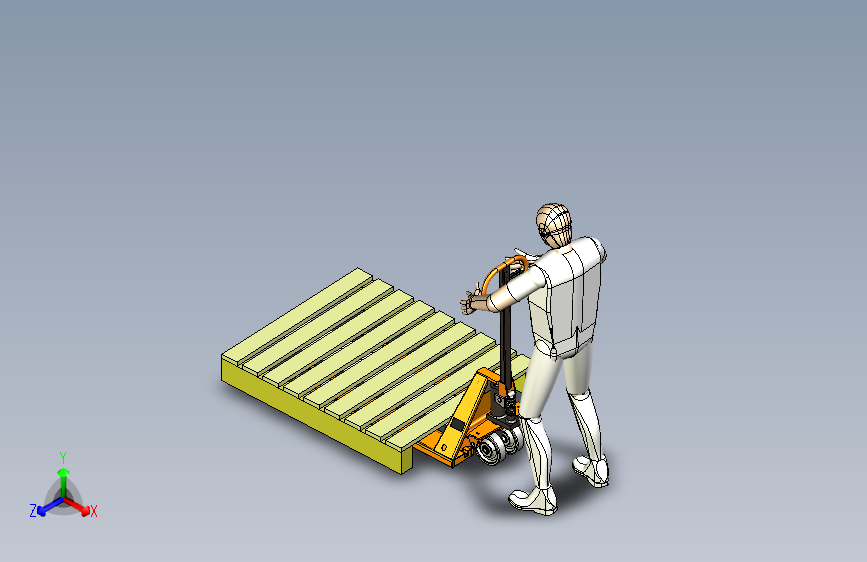 手动叉车详细模型--965800-50