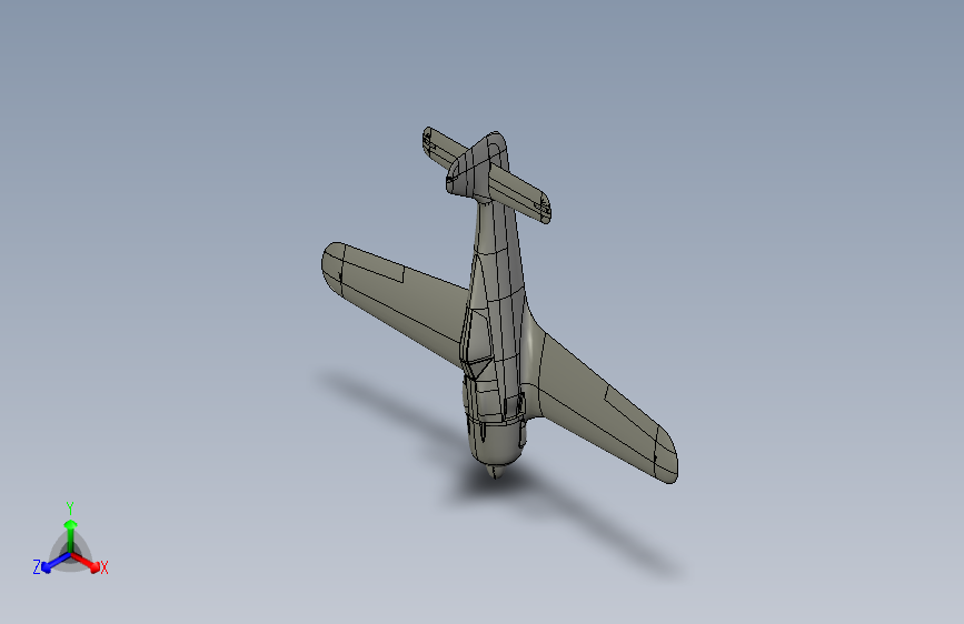 B2000243-FW190-A8德国战斗机