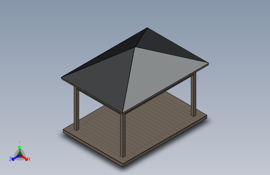 B2000301-凉棚泳池凉亭