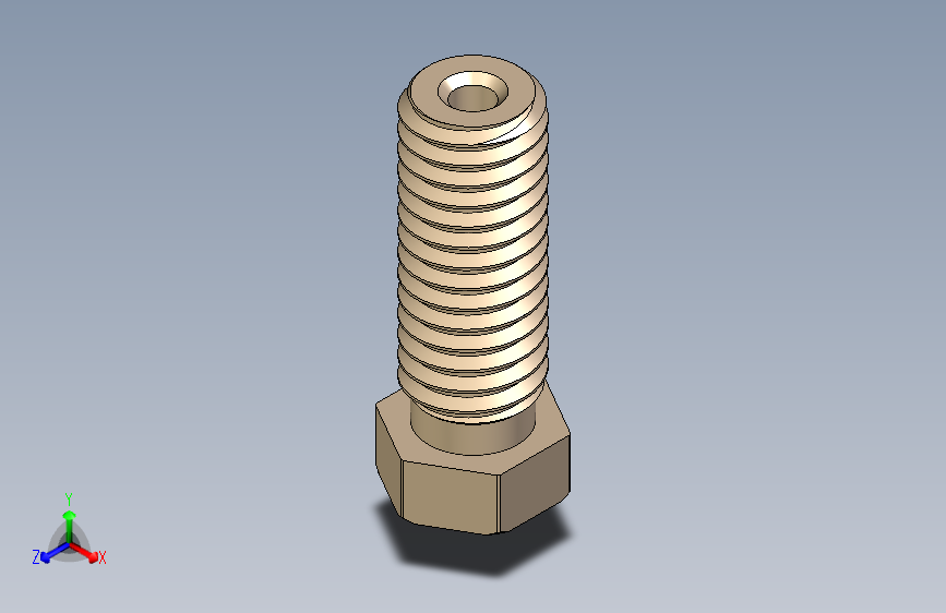 B2000305-E3D火山口喷嘴用于1.75mm线材3D打印