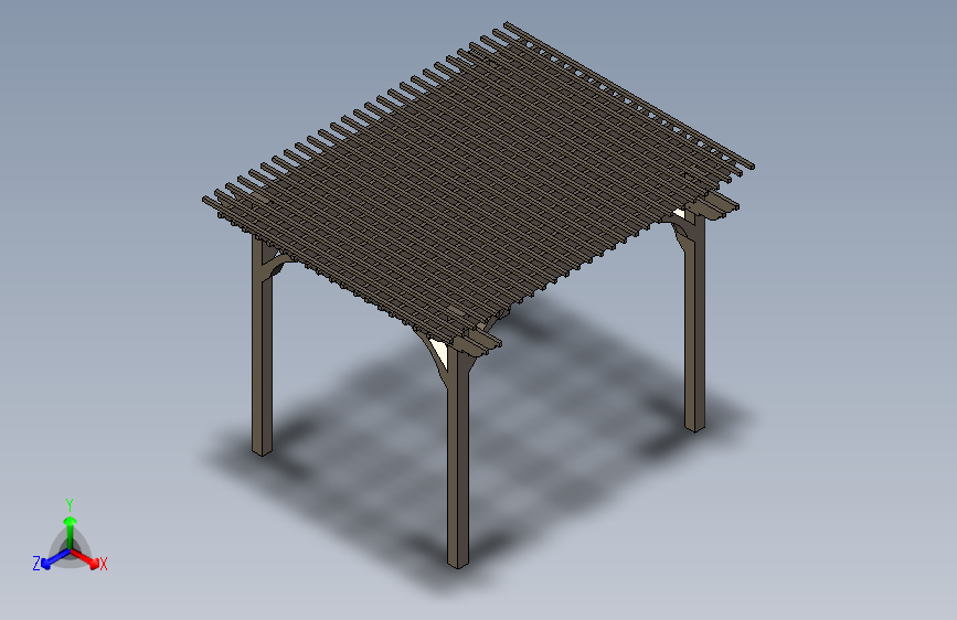 B2000312-凉棚 10x12凉亭